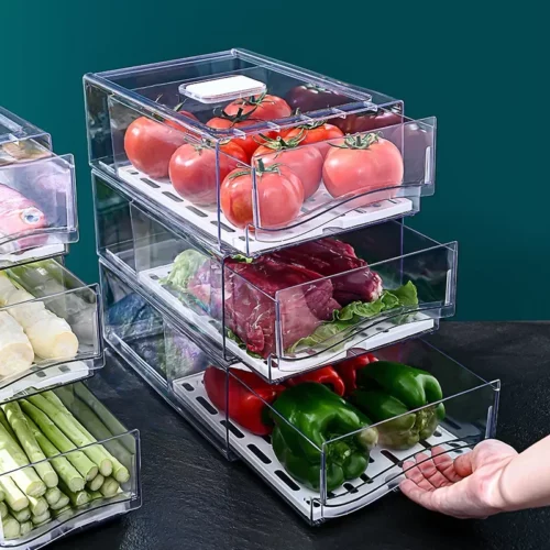 Cozinha Frigorífico Tipo Gaveta Storage Box